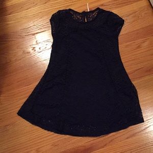 Girls navy blue dress